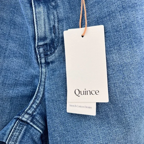 Quince Luna stretch wide leg jeans 30 inch inseam size 31 - Picture 7 of 13